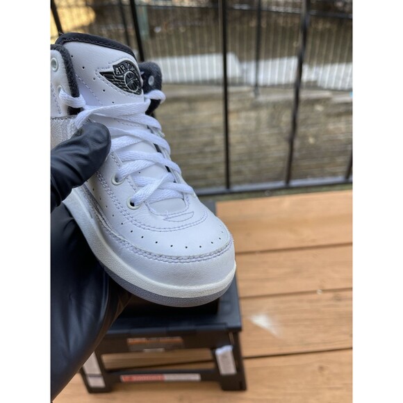 Nike Air Jordan 2 Retro (PS) ‘Python’  White Fire Red Black DQ8564-102 Size 11C - Picture 8 of 16
